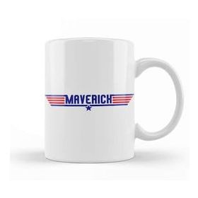 Baskı Dükkanı Top Gun Maverick Text Kupa Bardak