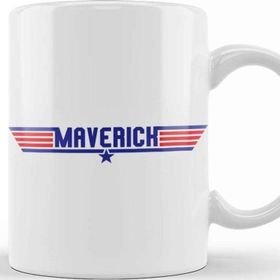 Baskı Dükkanı Top Gun Maverick Text Kupa Bardak