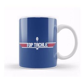 Baskı Dükkanı Top Gun Top Tackle Rugby Ball Logo Kupa Bardak