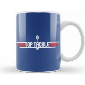 Baskı Dükkanı Top Gun Top Tackle Rugby Ball Logo Kupa Bardak