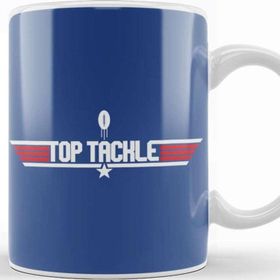 Baskı Dükkanı Top Gun Top Tackle Rugby Ball Logo Kupa Bardak