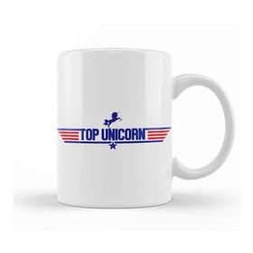 Baskı Dükkanı Top Unicorn Top Gun Mix Kupa Bardak