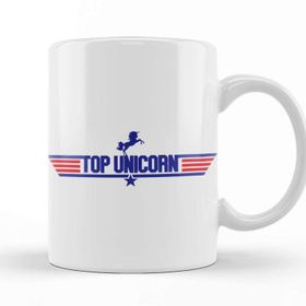 Baskı Dükkanı Top Unicorn Top Gun Mix Kupa Bardak
