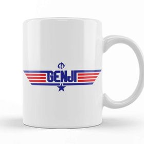 Baskı Dükkanı Topgun Genji Overwatch Kupa Bardak
