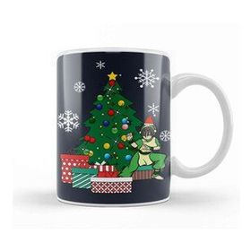 Baskı Dükkanı Toph Around The Christmas Tree Avatar Last Airbender Kupa Bardak
