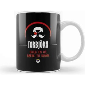 Baskı Dükkanı Torbjorn Build Em Up Break Em Down Overwatch Kupa Bardak