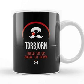 Baskı Dükkanı Torbjorn Build Em Up Break Em Down Overwatch Kupa Bardak