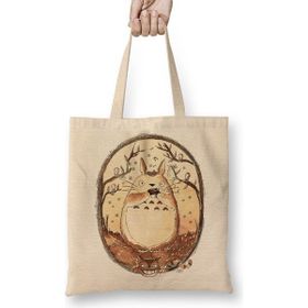 Baskı Dükkanı Totoro One Piece Death Note Tokyo Ghoul Kaneki Bez Çanta