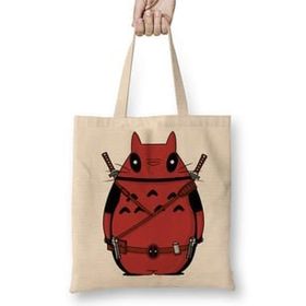 Baskı Dükkanı Totoro One Piece Death Note Tokyo Ghoul Kaneki Bez Çanta