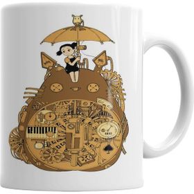 Baskı Dükkanı Totoro One Piece Death Note Tokyo Ghoul Kaneki Sihirli Porselen Kupa