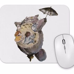 Baskı Dükkanı Totoro Takes Flight Mouse Pad