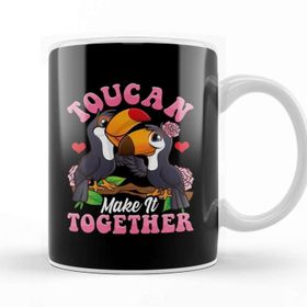 Baskı Dükkanı Toucan Do It Funny You Can Do It Pun Thumbs Up Kupa Bardak
