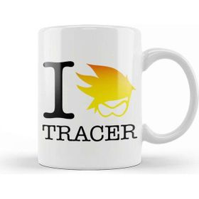 Baskı Dükkanı Tracer Overwatch Porselen Kupa