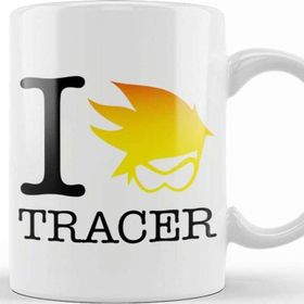 Baskı Dükkanı Tracer Overwatch Porselen Kupa