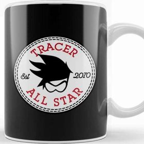 Baskı Dükkanı Tracer Overwatch Porselen Kupa