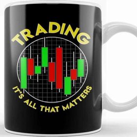 Baskı Dükkanı Trading It's All That Matters Funny Stock Market Kupa Bardak