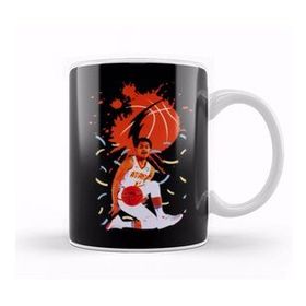 Baskı Dükkanı Trae Young Vintage Art Legend Bbasketball Gift Vintage Retro Sstyle Kupa Bardak