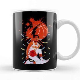 Baskı Dükkanı Trae Young Vintage Art Legend Bbasketball Gift Vintage Retro Sstyle Kupa Bardak
