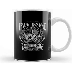 Baskı Dükkanı Train Insane Kupa Bardak