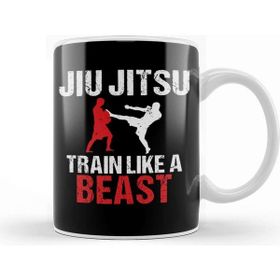 Baskı Dükkanı Train Like A Beast Bjj Jiu Jitsu Trainer and Coach Kupa Bardak