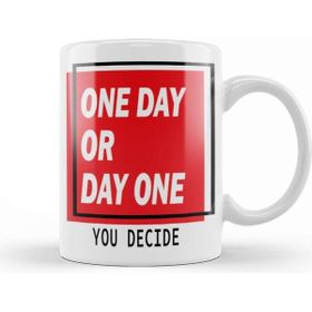 Baskı Dükkanı Training Day One Porselen Beyaz Kupa Bardak