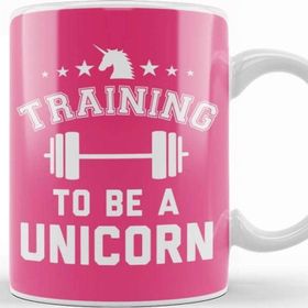 Baskı Dükkanı Training To Be A Unicorn Gym Kupa