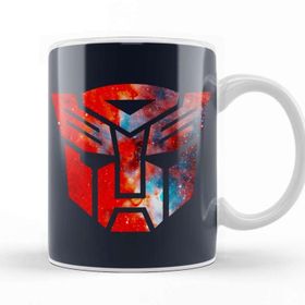 Baskı Dükkanı Transformers Galaxy Silhouette Logo Kupa