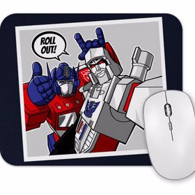 Baskı Dükkanı Transformers Roll Out Mouse Pad