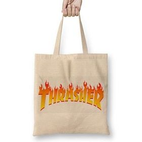 Baskı Dükkanı Transparent Thrasher Bez Çanta