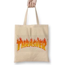 Baskı Dükkanı Transparent Thrasher Bez Çanta