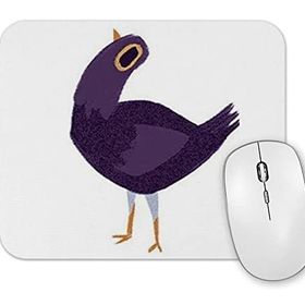 Baskı Dükkanı Trash Dove Purple Smiley Syd Weiler Mouse Pad