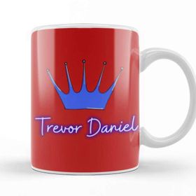 Baskı Dükkanı Trevor Daniel Logo Porselen Beyaz Kupa Bardak