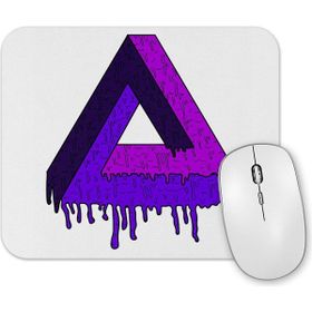 Baskı Dükkanı Triangle Psychedelic Mouse Pad
