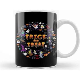 Baskı Dükkanı Trick Or Treat 01 Porselen Beyaz Kupa Bardak