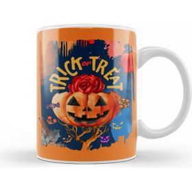 Baskı Dükkanı Trick Or Treat 03 Porselen Beyaz Kupa Bardak