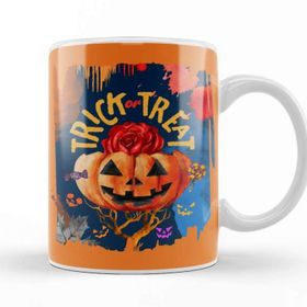 Baskı Dükkanı Trick Or Treat 03 Porselen Beyaz Kupa Bardak