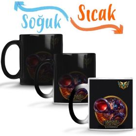 Baskı Dükkanı Tristana Lol League of Legends Sihirli Porselen Kupa