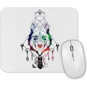 Baskı Dükkanı Trius Animals Lobo Mistico Mouse Pad