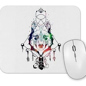 Baskı Dükkanı Trius Animals Lobo Mistico Mouse Pad