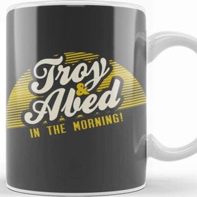 Baskı Dükkanı Troy And Abed In The Morning Porselen Beyaz Kupa Bardak