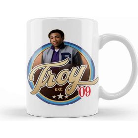 Baskı Dükkanı Troy And Abed Troy In The Morning Porselen Beyaz Kupa Bardak