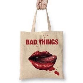 Baskı Dükkanı True Blood Bad Things Bez Çanta