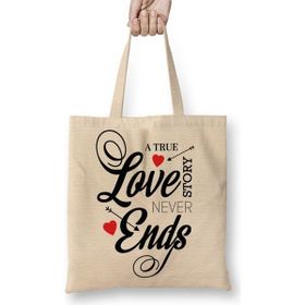 Baskı Dükkanı True Love Bez Çanta