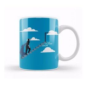 Baskı Dükkanı Truman Show Stairs Porselen Beyaz Kupa Bardak