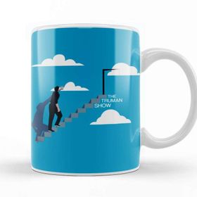 Baskı Dükkanı Truman Show Stairs Porselen Beyaz Kupa Bardak