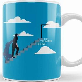 Baskı Dükkanı Truman Show Stairs Porselen Beyaz Kupa Bardak