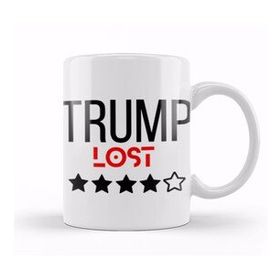 Baskı Dükkanı Trump Lost Porselen Beyaz Kupa Bardak