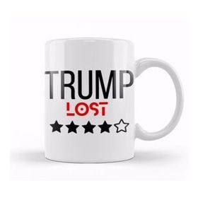 Baskı Dükkanı Trump Lost Porselen Beyaz Kupa Bardak