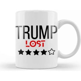 Baskı Dükkanı Trump Lost Porselen Beyaz Kupa Bardak