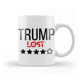 Baskı Dükkanı Trump Lost Porselen Beyaz Kupa Bardak